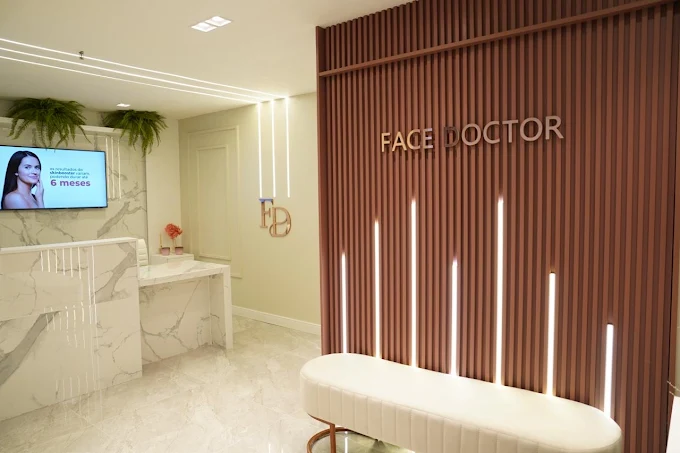 Ambiente sofisticado da Face Doctor Centro